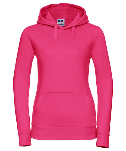 Russell Women's authentic hooded sweatshirt Fuchsia