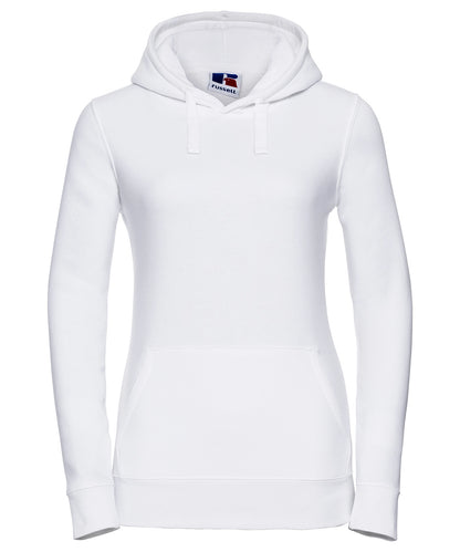 Russell Women's authentic hooded sweatshirt White