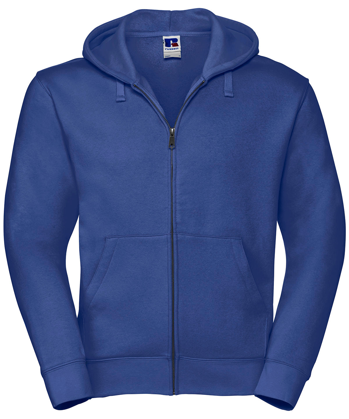 Russell Authentic zipped hooded sweat Bright Royal