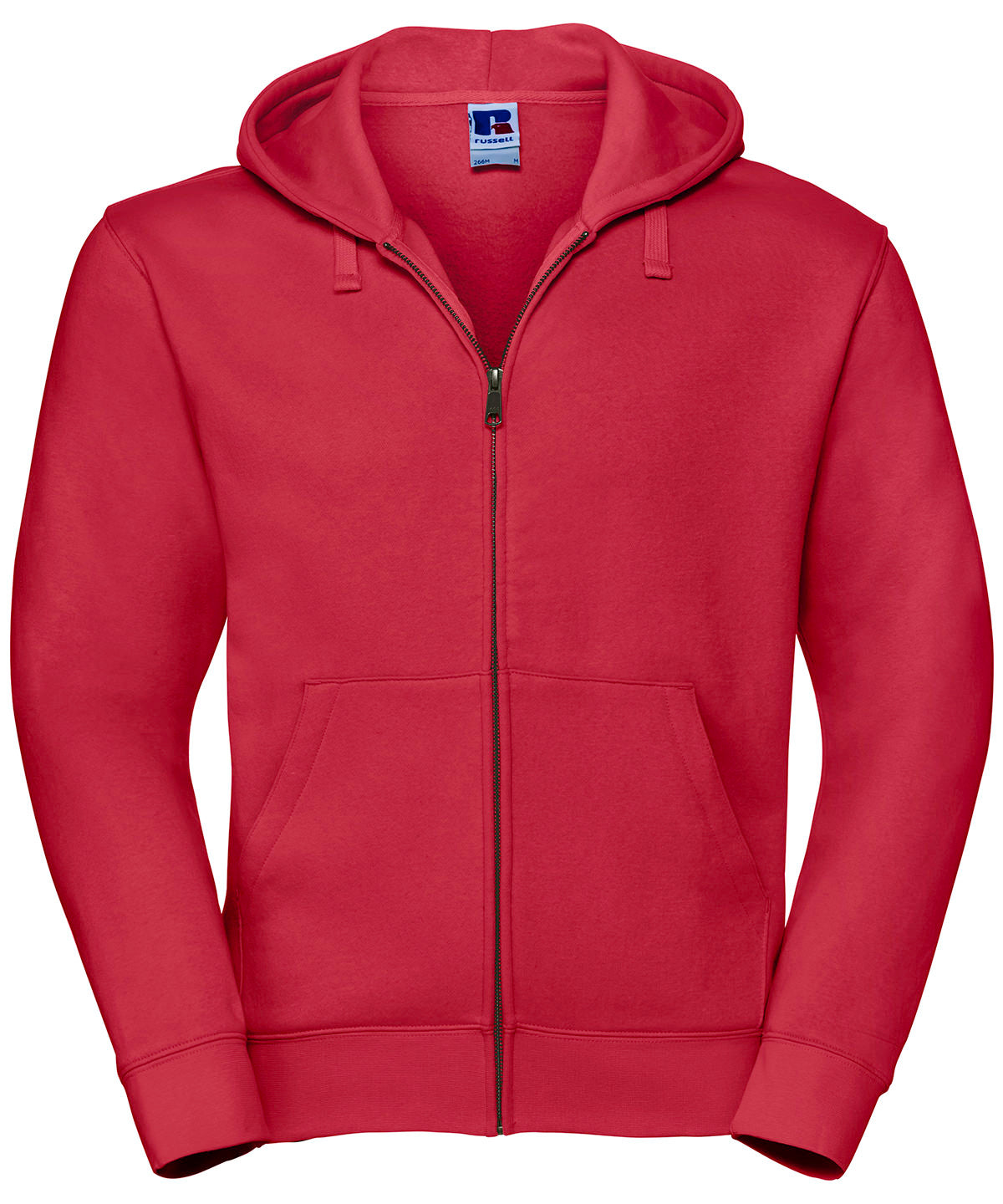 Russell Authentic zipped hooded sweat Classic Red