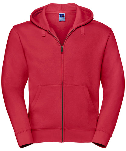 Russell Authentic zipped hooded sweat Classic Red