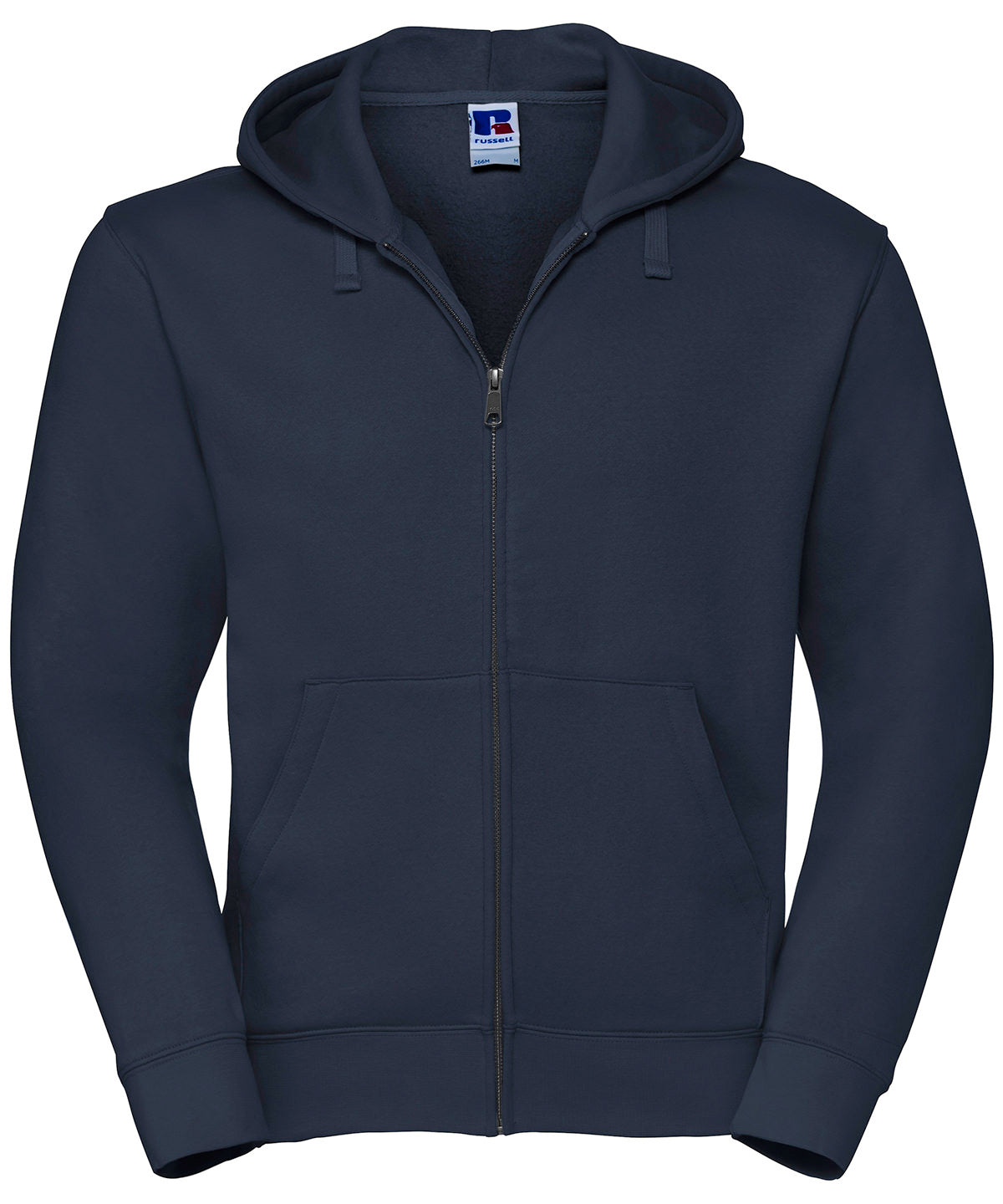 Russell Authentic zipped hooded sweat French Navy*†