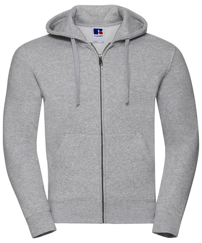 Russell Authentic zipped hooded sweat Light Oxford*