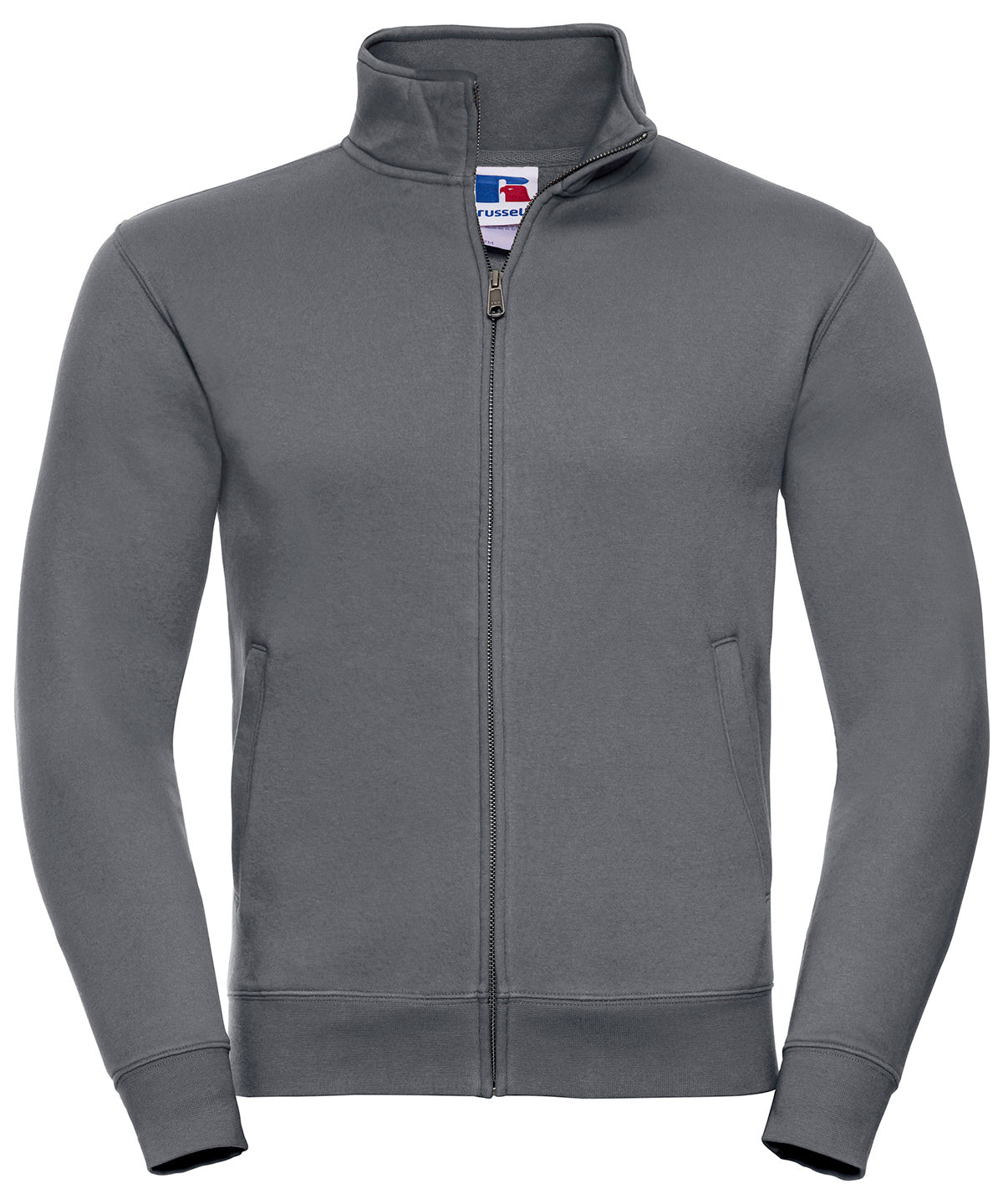 Russell Authentic sweatshirt jacket Convoy Grey
