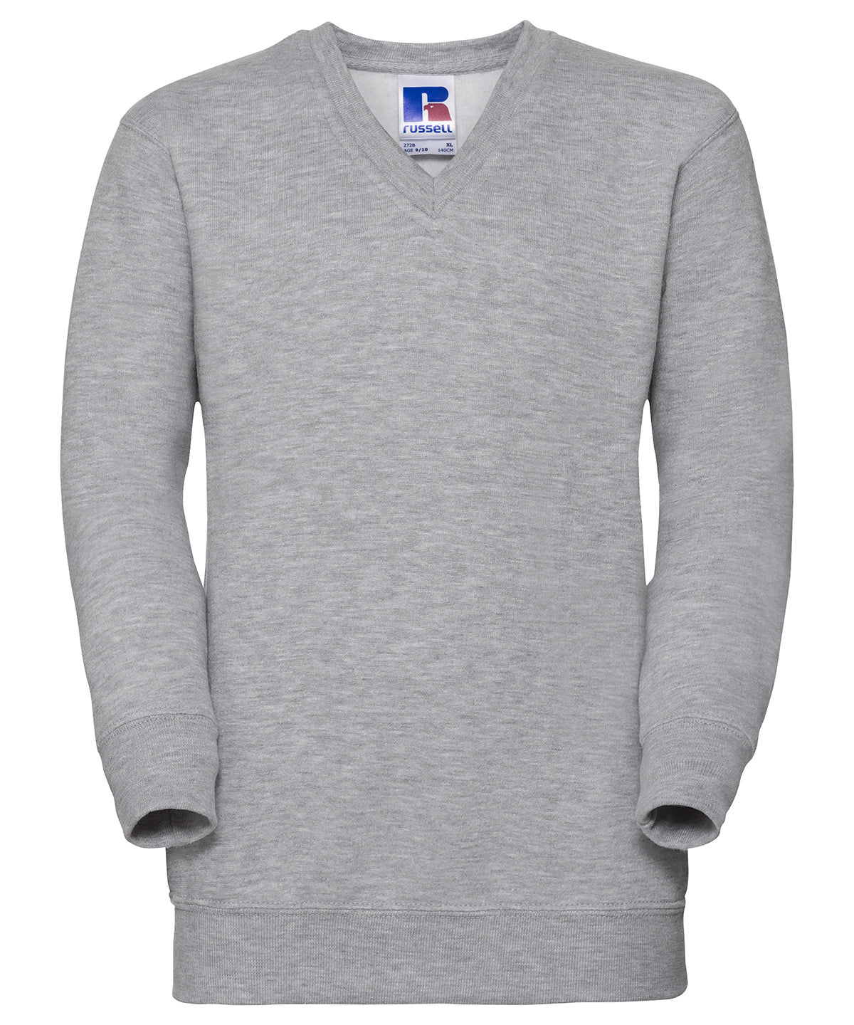 Russell Kids v-neck sweatshirt Light Oxford