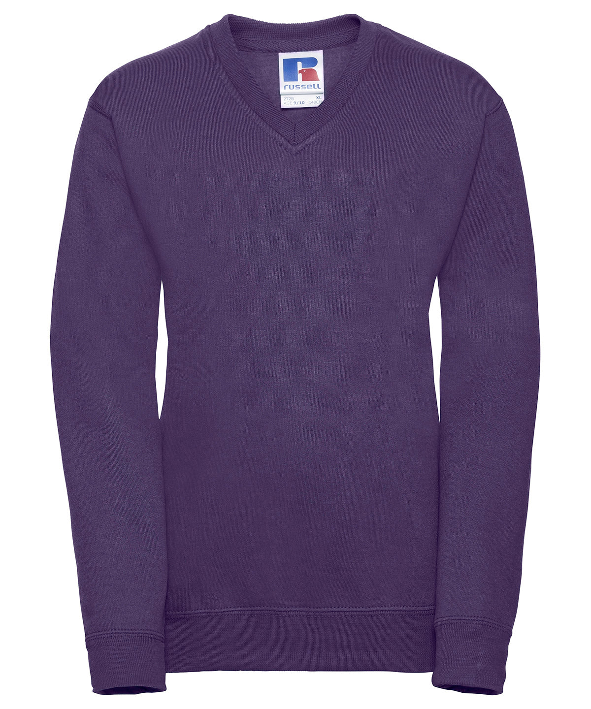 Russell Kids v-neck sweatshirt Purple