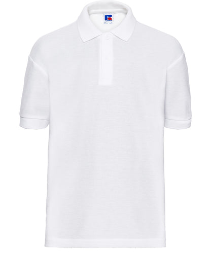 Russell Kids polo shirt White