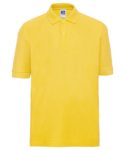 Russell Kids polo shirt Yellow