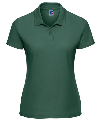 Russell Women's classic polycotton polo Bottle Green*