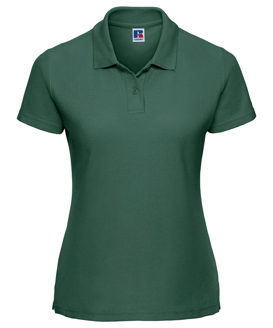 Russell Women's classic polycotton polo Bottle Green*