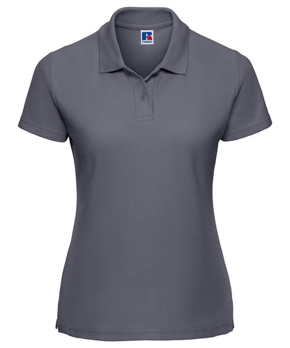 Russell Women's classic polycotton polo Convoy Grey