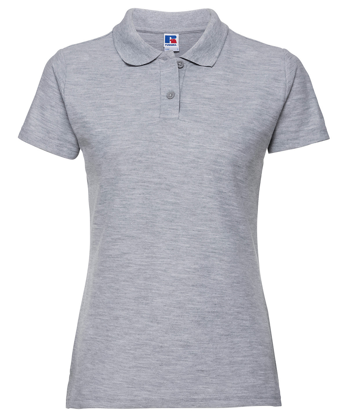 Russell Women's classic polycotton polo Light Oxford