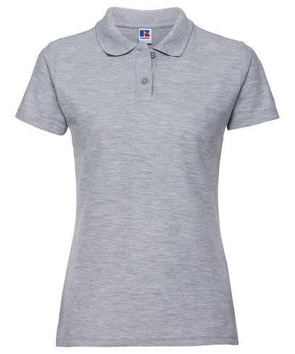 Russell Women's classic polycotton polo Light Oxford