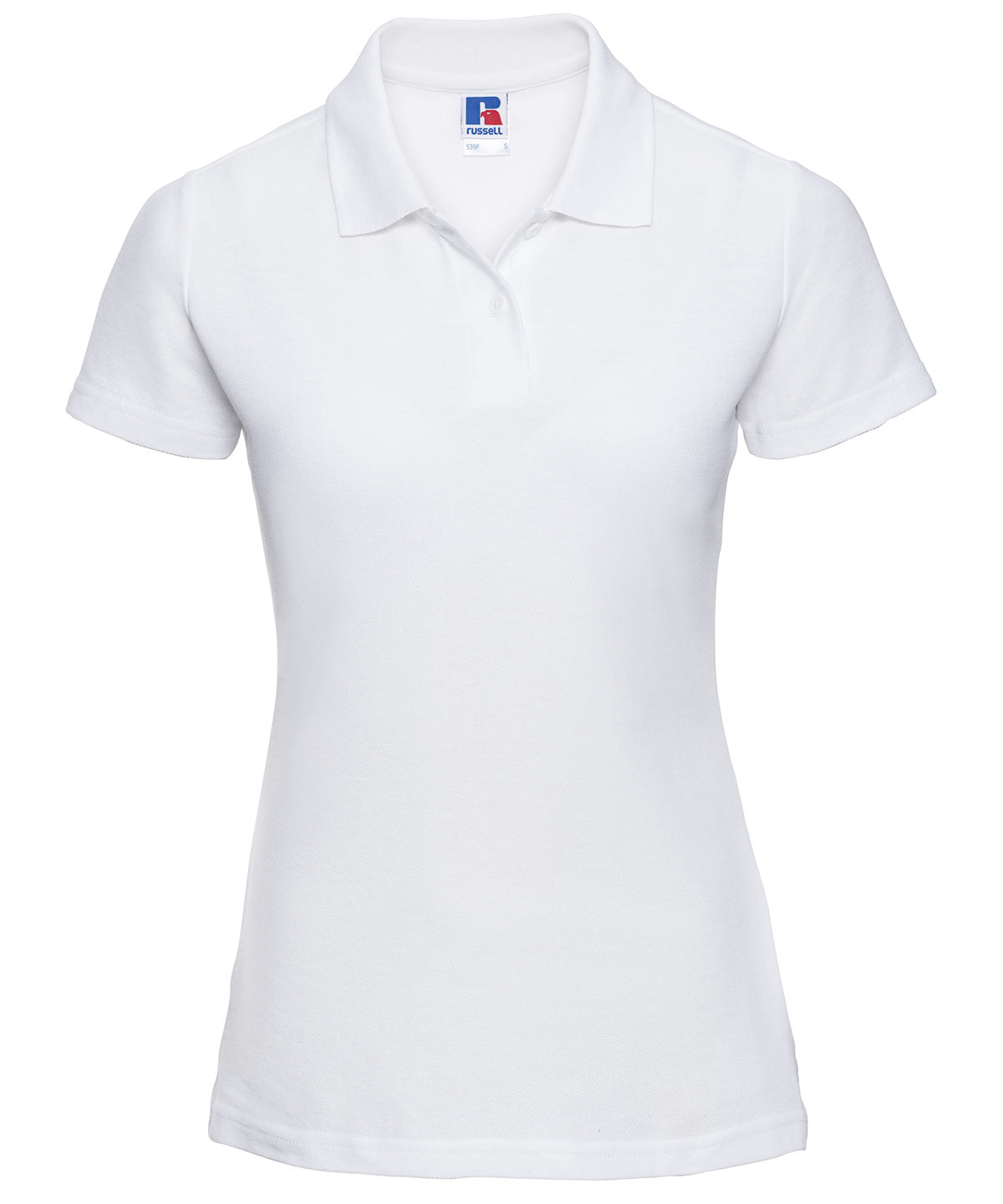 Russell Women's classic polycotton polo White