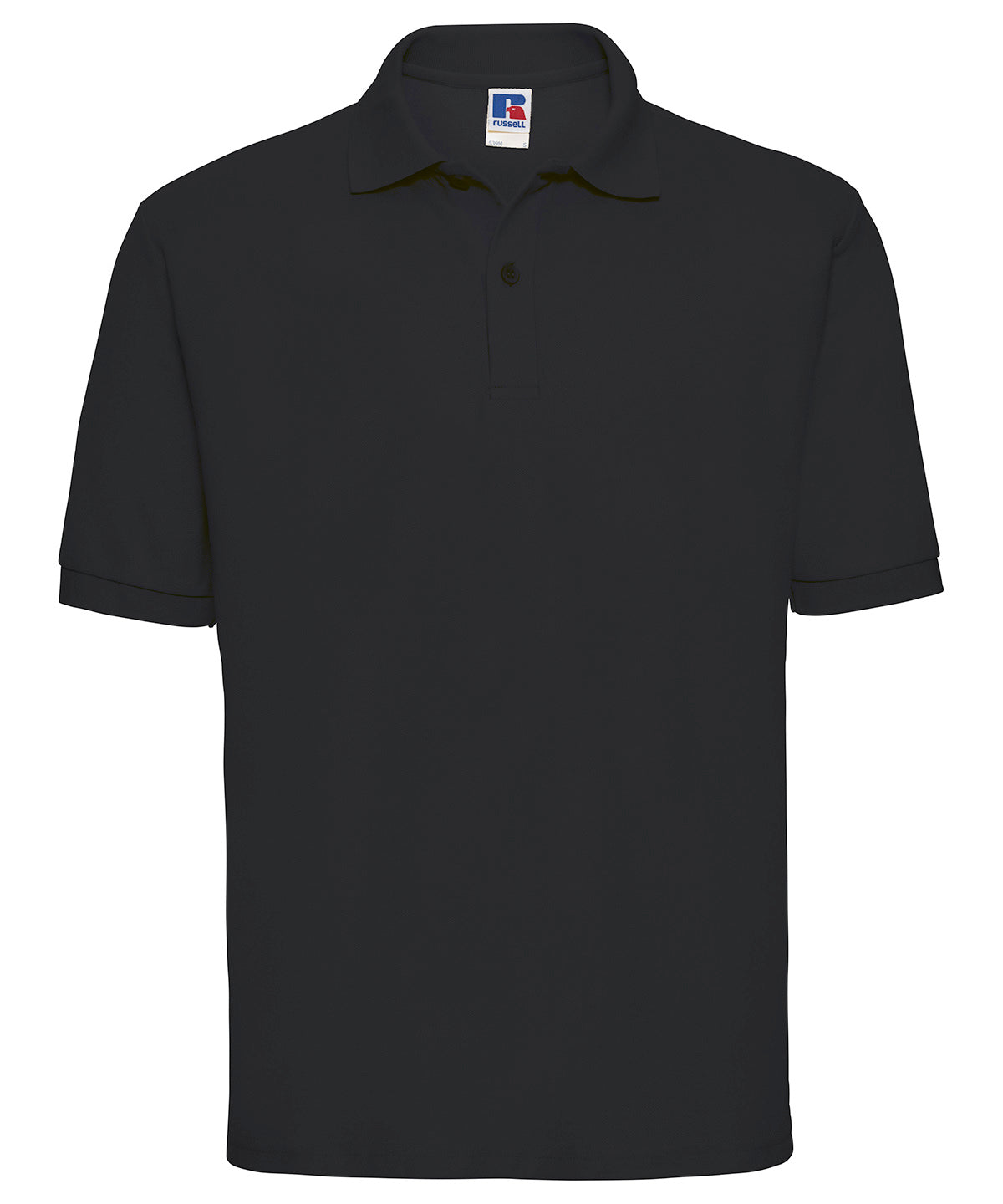 Russell Classic polycotton polo Black*†