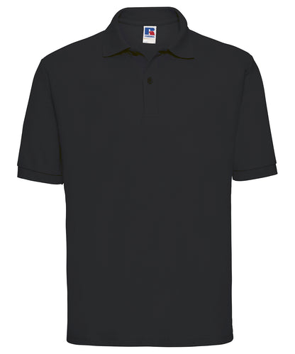Russell Classic polycotton polo Black*†
