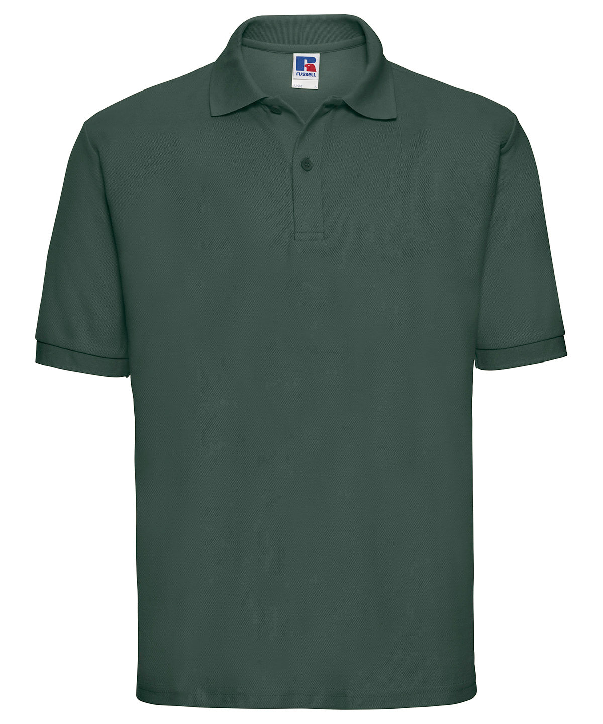 Russell Classic polycotton polo Bottle Green*