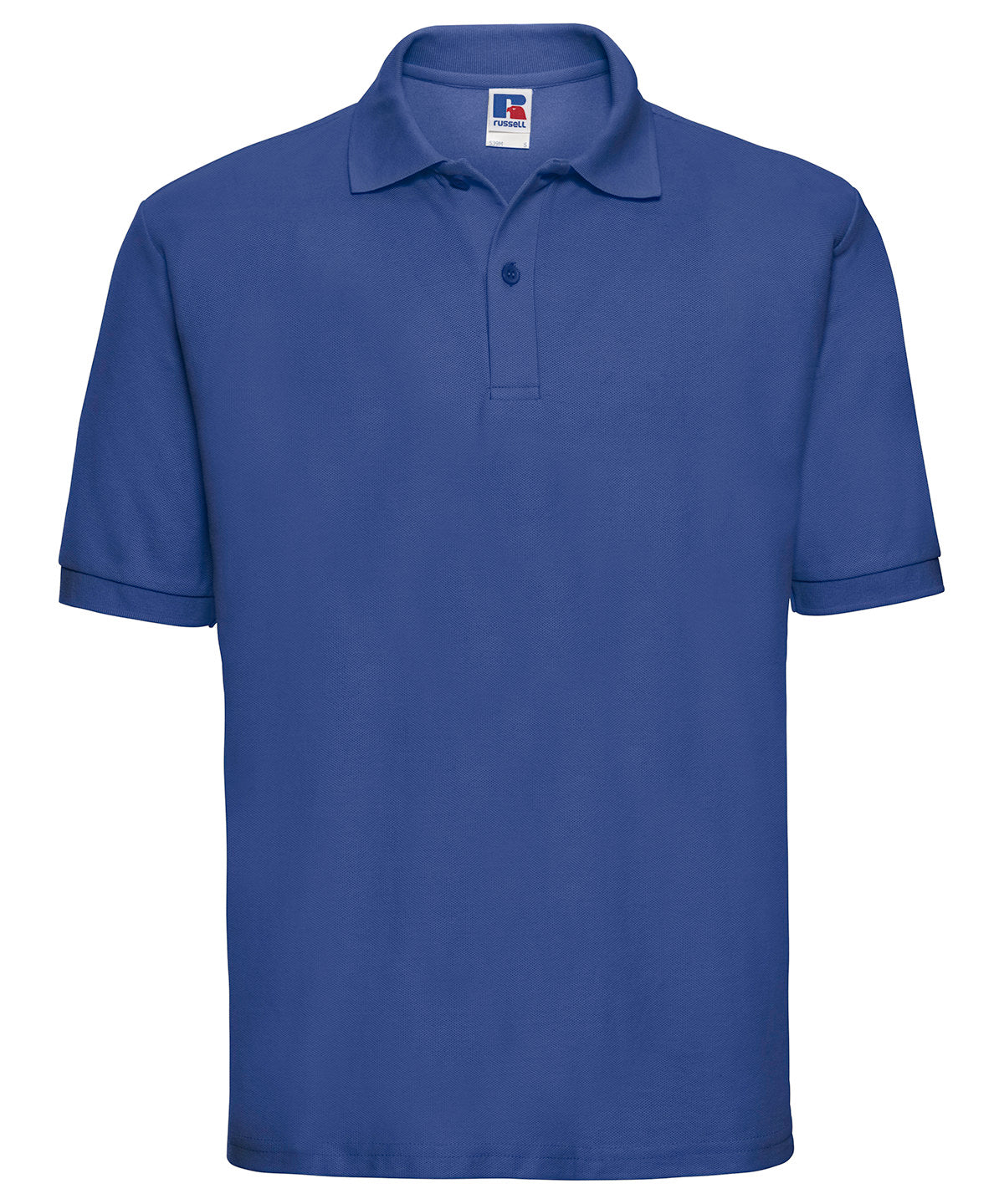 Russell Classic polycotton polo Bright Royal*†