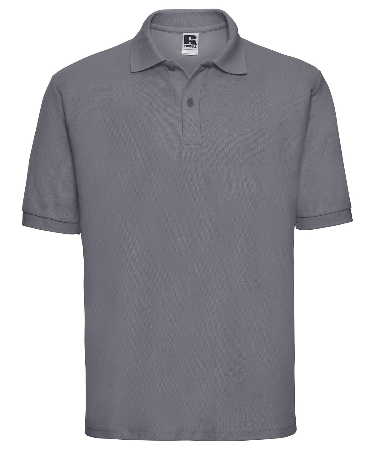 Russell Classic polycotton polo Convoy Grey