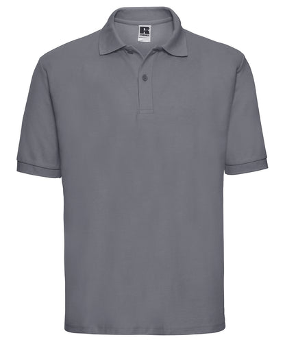 Russell Classic polycotton polo Convoy Grey