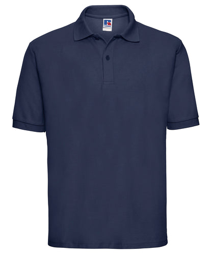 Russell Classic polycotton polo French Navy*†