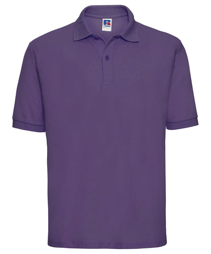 Russell Classic polycotton polo Purple