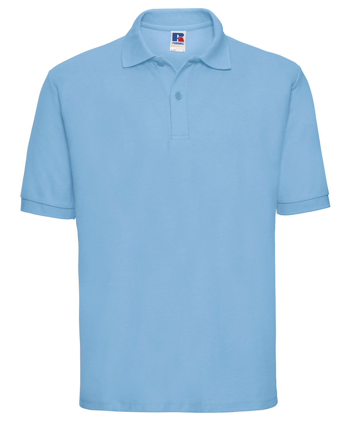Russell Classic polycotton polo Sky