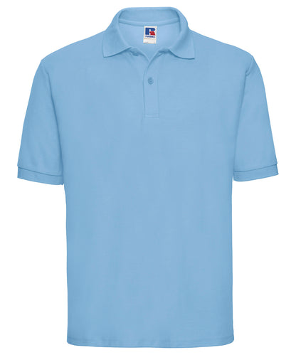 Russell Classic polycotton polo Sky
