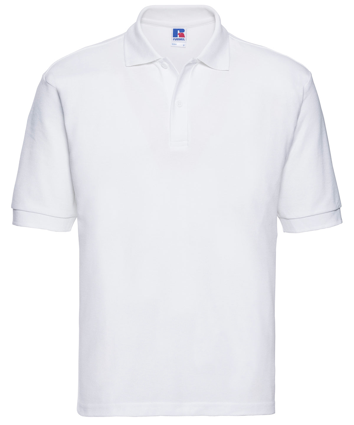 Russell Classic polycotton polo White*† 