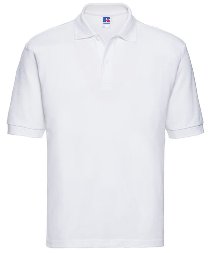 Russell Classic polycotton polo White*† 