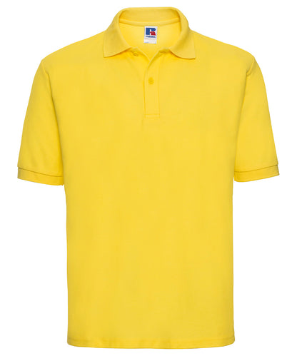 Russell Classic polycotton polo Yellow