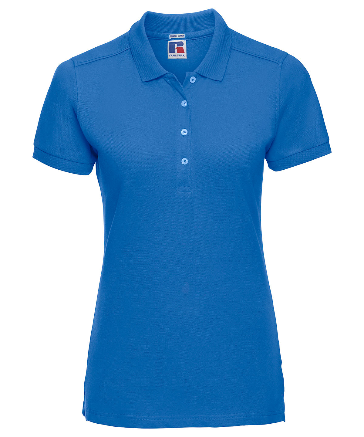 Russell Women's stretch polo Azure Blue