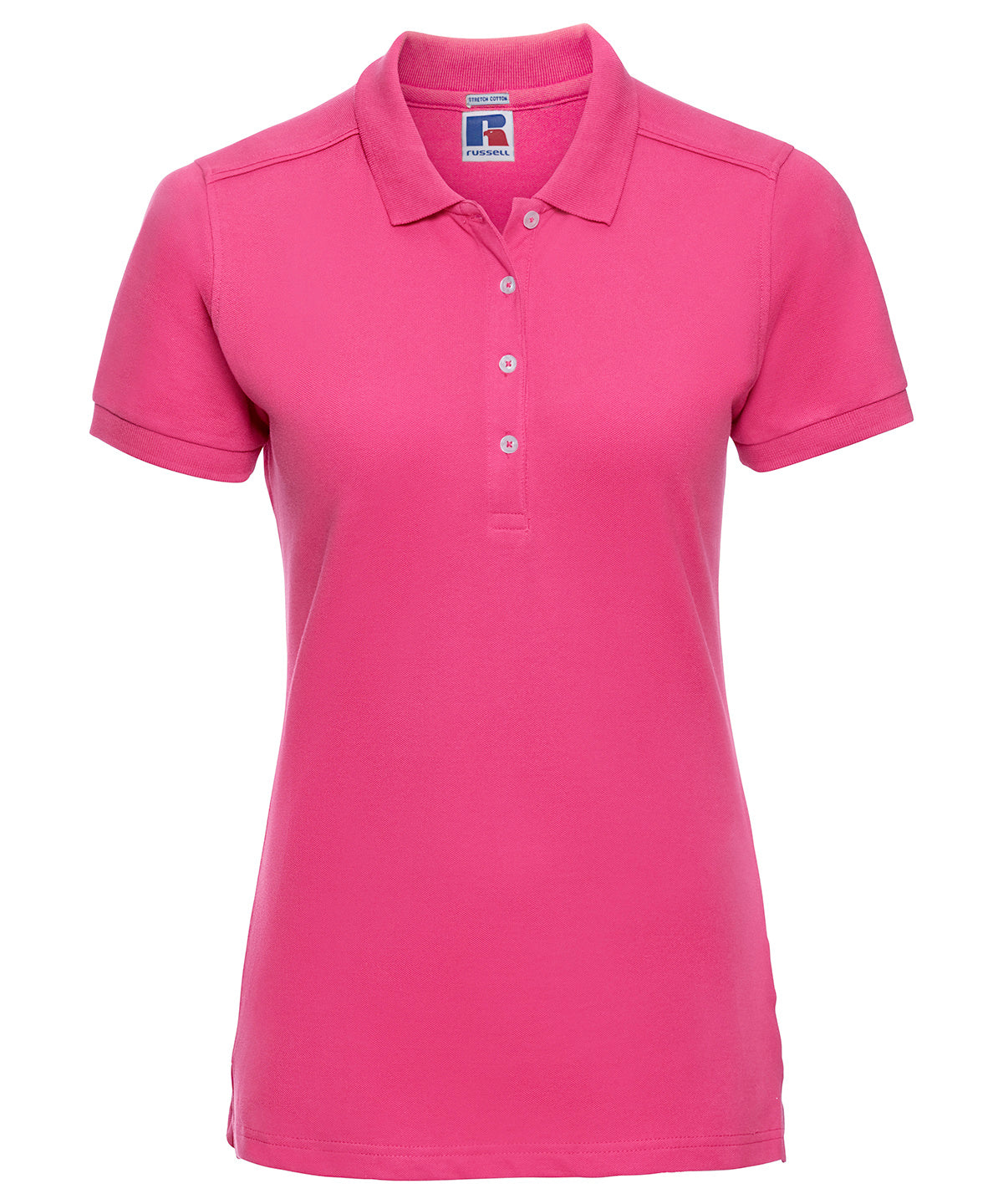 Russell Women's stretch polo Fuchsia