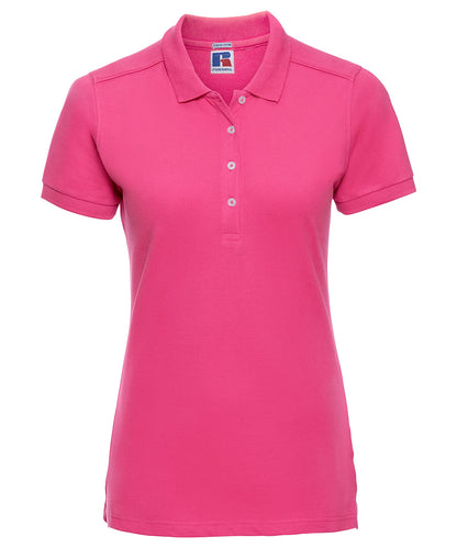 Russell Women's stretch polo Fuchsia