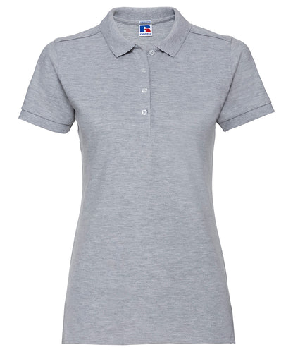 Russell Women's stretch polo Light Oxford