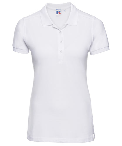 Russell Women's stretch polo White