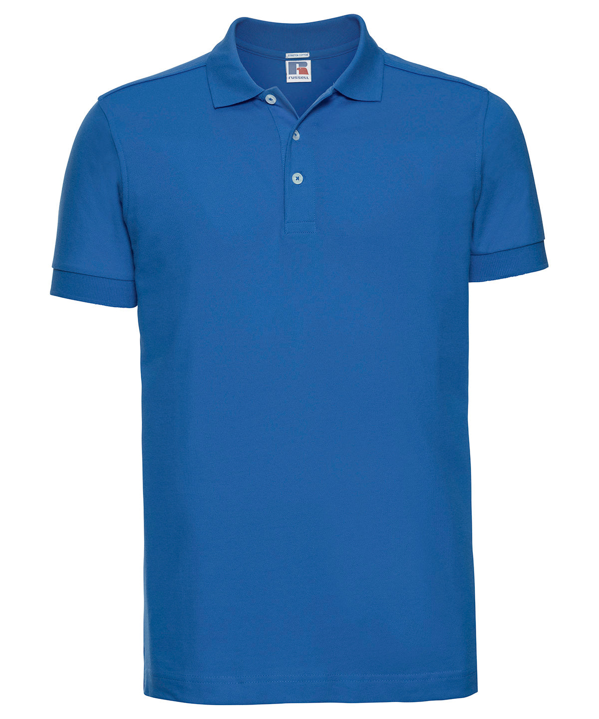 Russell Stretch polo Azure Blue