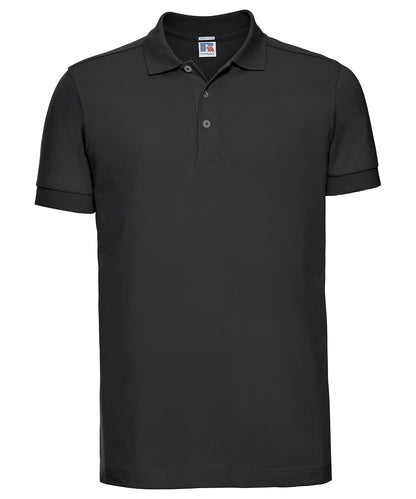 Russell Stretch polo Black
