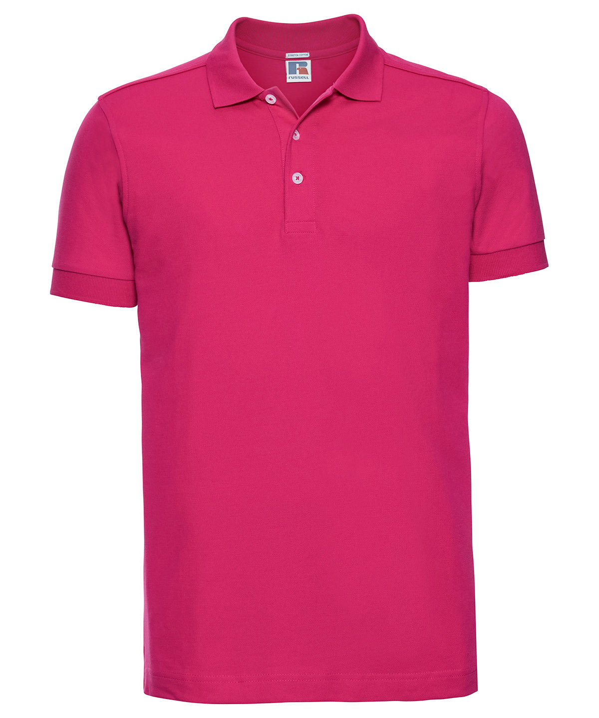 Russell Stretch polo Fuchsia