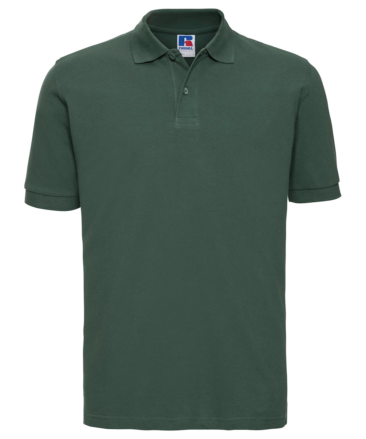 Russell Classic cotton piqué polo Bottle Green