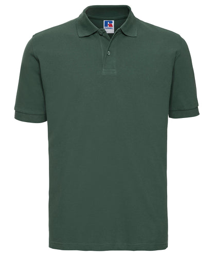 Russell Classic cotton piqué polo Bottle Green