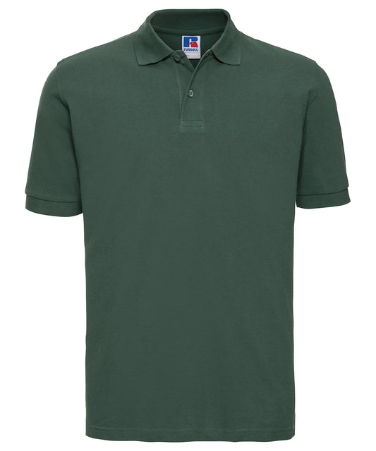 Russell Classic cotton piqué polo Bottle Green