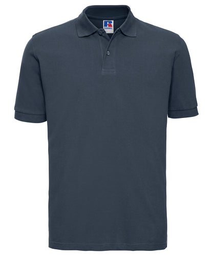 Russell Classic cotton piqué polo French Navy*