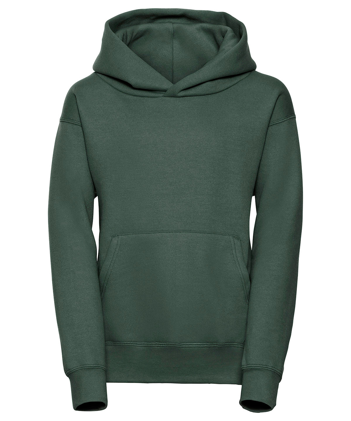 Russell Kids hooded sweatshirt Bottle Green