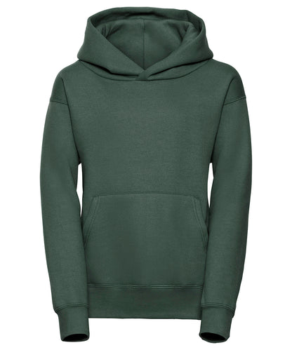 Russell Kids hooded sweatshirt Bottle Green