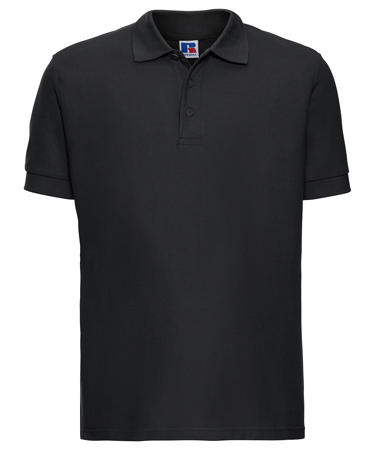 Russell Ultimate classic cotton polo Black