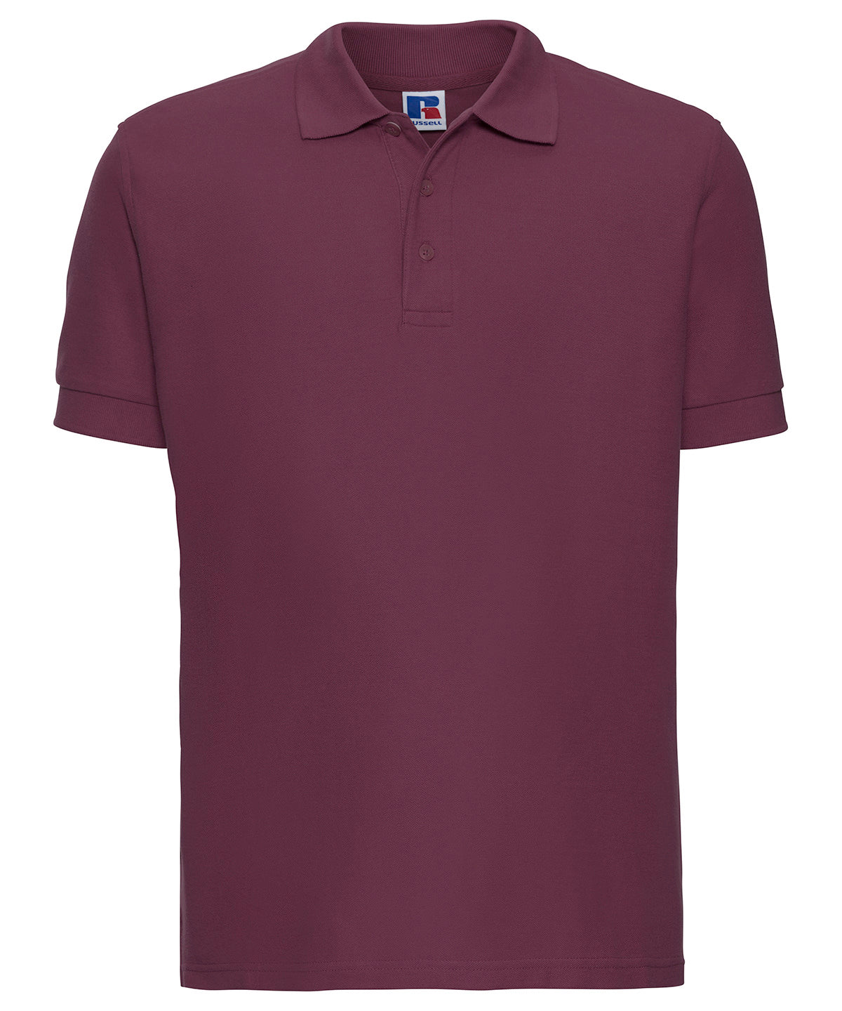 Russell Ultimate classic cotton polo Burgundy