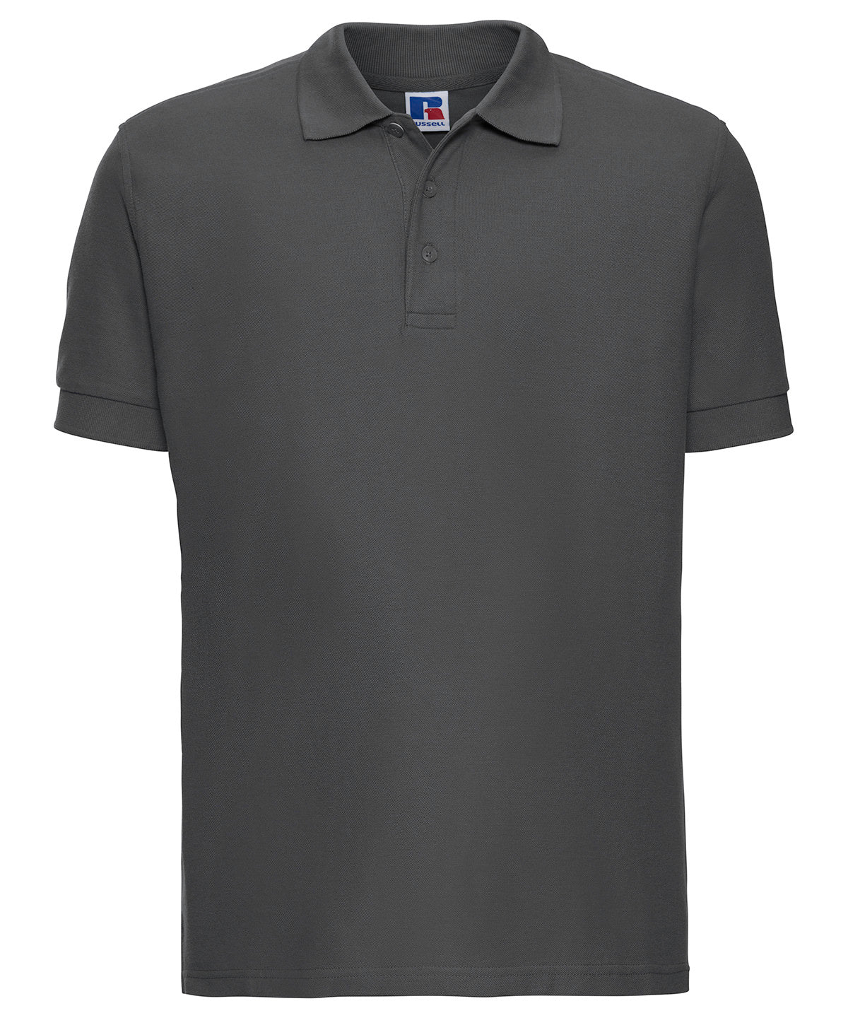 Russell Ultimate classic cotton polo Titanium