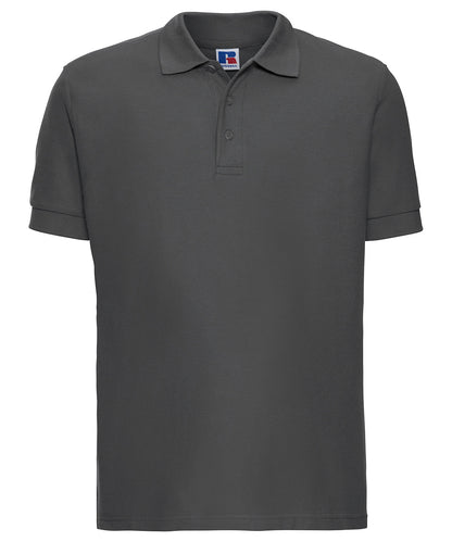 Russell Ultimate classic cotton polo Titanium