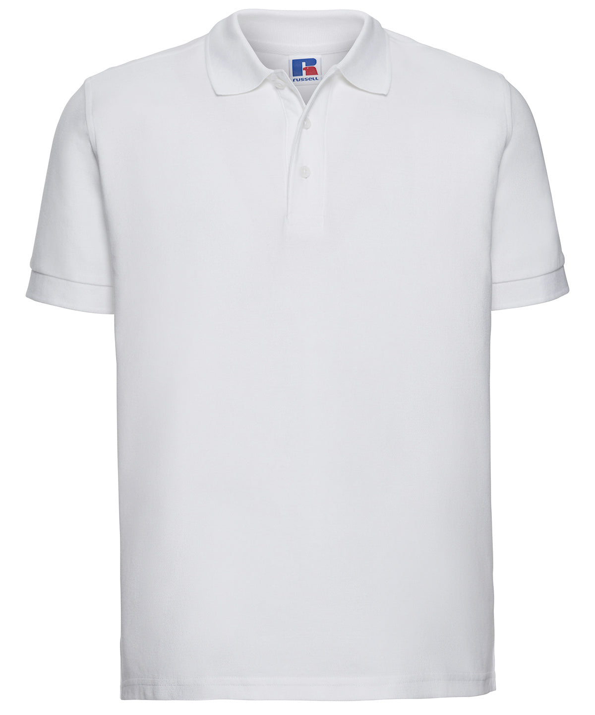 Russell Ultimate classic cotton polo White